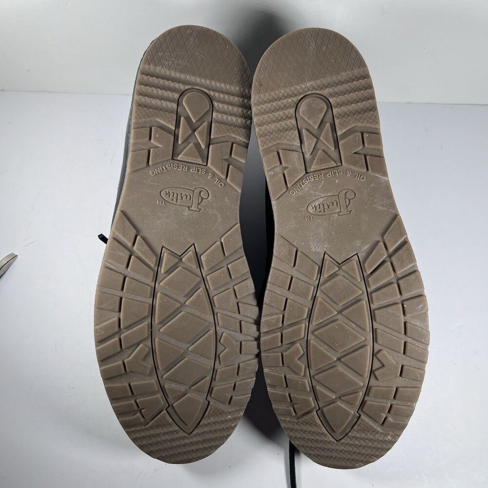 Justin 281 Solace Charcoal Gray Lace Up Akle Chukka Boots Men's Size 11 D - Picture 8 of 9